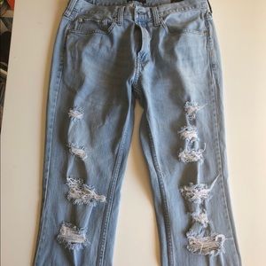 Bullhead Denim Ripped Jeans